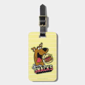 Logo "Scooby-Doo "Scooby Snacks" Gepäckanhänger
