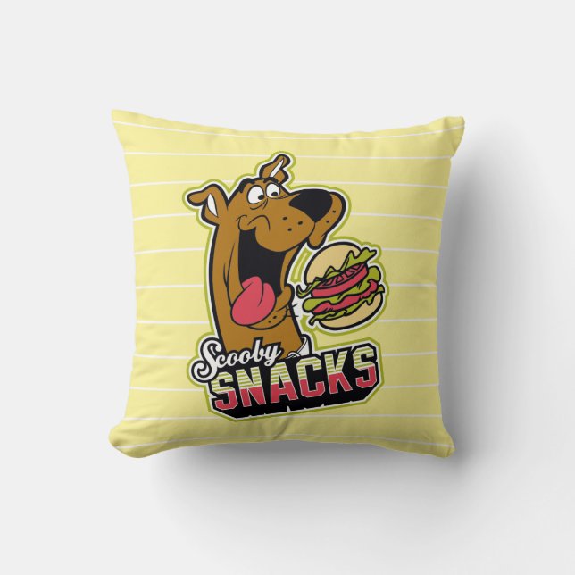 Logo "Scooby-Doo "Scooby Snacks" Kissen (Vorderseite)
