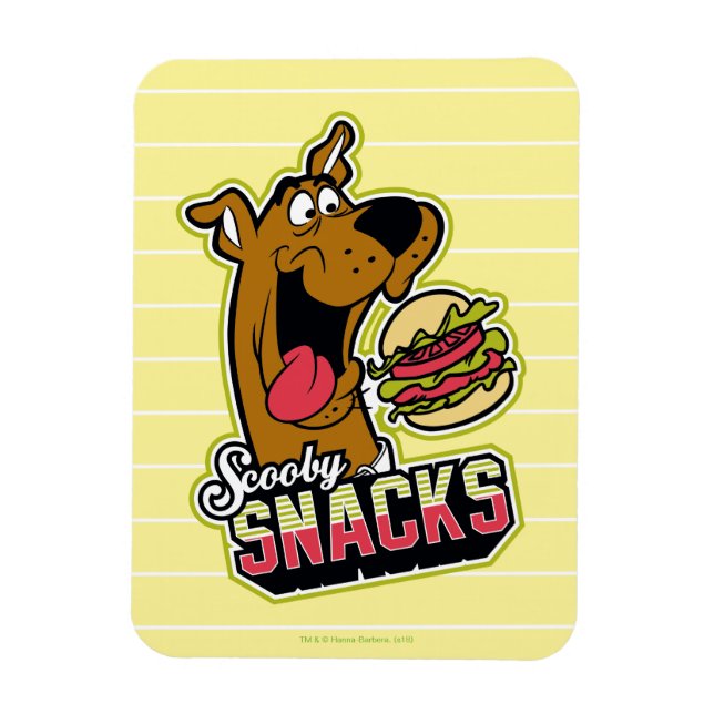 Logo "Scooby-Doo "Scooby Snacks" Magnet (Vertikal)