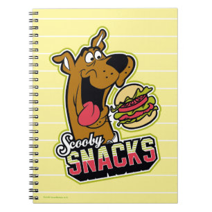 Logo "Scooby-Doo "Scooby Snacks" Notizblock