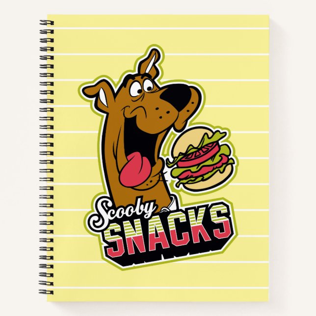 Logo "Scooby-Doo "Scooby Snacks" Notizbuch (Vorderseite)