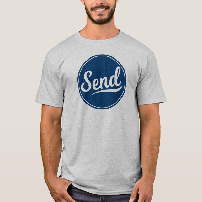 Logo senden T-Shirt (Vorderseite)