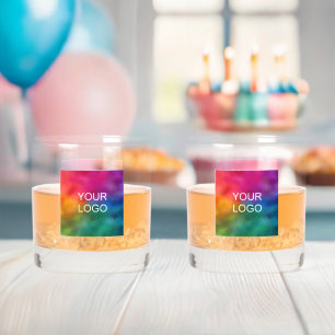 Logo-Set für Unternehmen mit benutzerdefiniertem T Whiskyglas