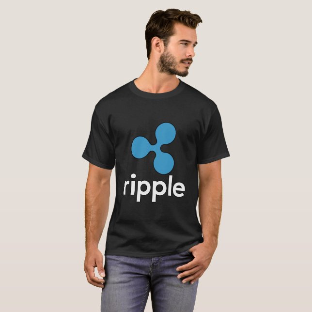 Logo-Shirt der Kräuselungs-XRP T-Shirt (Vorne ganz)