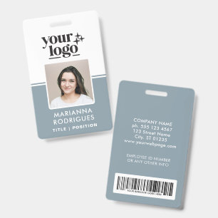 Logo Sicherheit Foto Barcode Verifiziert Ausweis