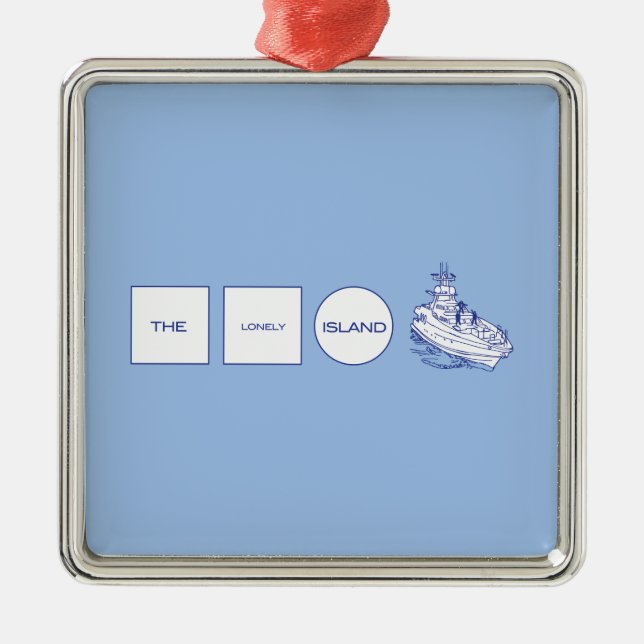 Logo Silbernes Ornament (Vorne)