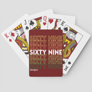 Logo "SIXTYNINE DESIGNS" Spielkarten