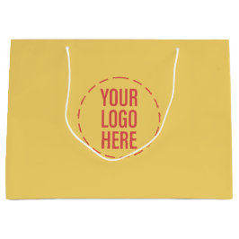 Logo "Sonnenstrand Gelb Thema" Große Geschenktüte