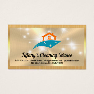 Logo-Sparkasse Clean House   Gold Metallic