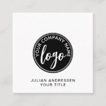 Logo Square Business Card