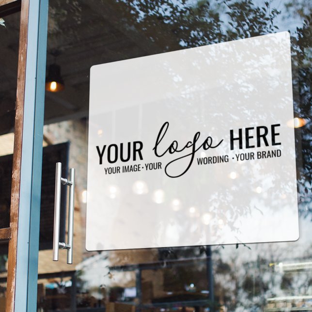 Logo-Store für Unternehmen, kundenspezifisch Fensteraufkleber (Von Creator hochgeladen)