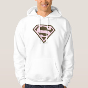 Logo "Supergirl Pink and Brown" Hoodie