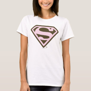Logo "Supergirl Pink and Brown" T-Shirt