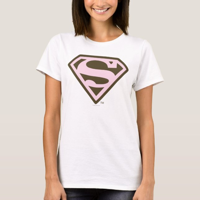 Logo "Supergirl Pink and Brown" T-Shirt (Vorderseite)