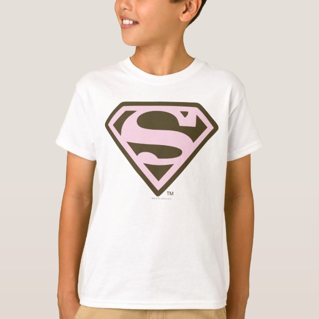 Logo "Supergirl Pink and Brown" T-Shirt (Vorderseite)
