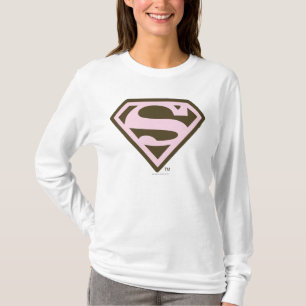 Logo "Supergirl Pink and Brown" T-Shirt