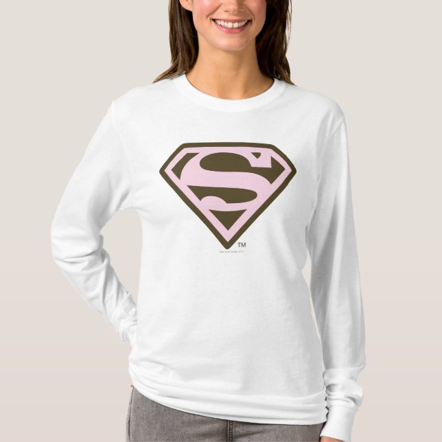 Logo "Supergirl Pink and Brown" T-Shirt (Vorderseite)