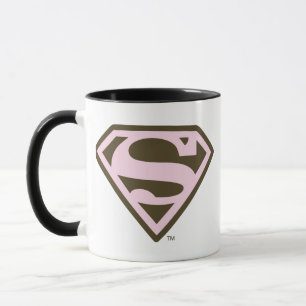 Logo "Supergirl Pink and Brown" Tasse