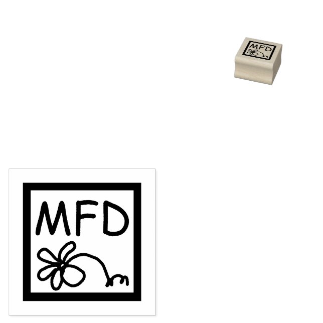 Logo-Symbol Künstlerische Briefmarke Gummistempel (Stempel)