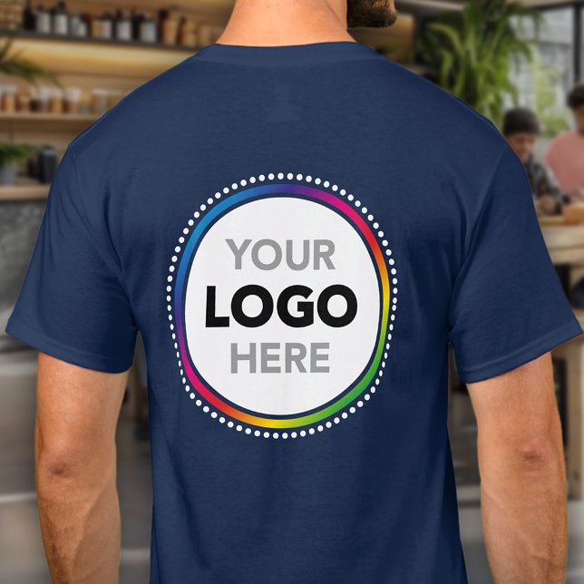Logo T-Shirt - Custom Company Branding on Back (Von Creator hochgeladen)
