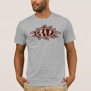 Logo-T - Shirt der Flammen-3d