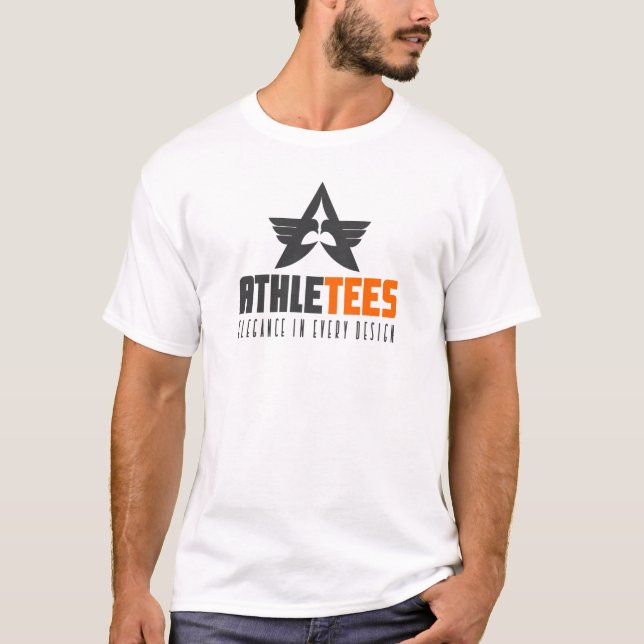 Logo-T-Shirt für Sportler mit eleganter Touch T-Shirt (Vorderseite)