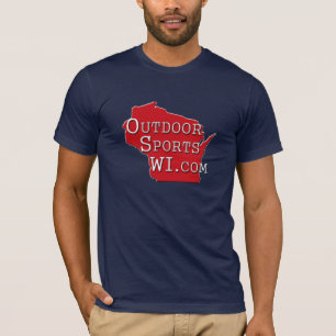 Logo-T - Shirtmänner Sport-im Freienwisconsins T-Shirt