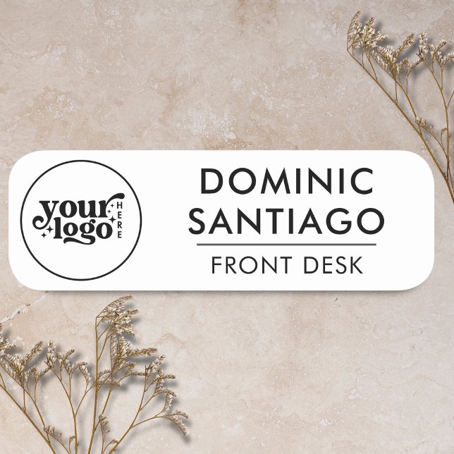 Logo-Tag für benutzerdefinierte Unternehmen Elegan Namensschild (Custom Company Logo Name Tag Elegant Employee Badg)