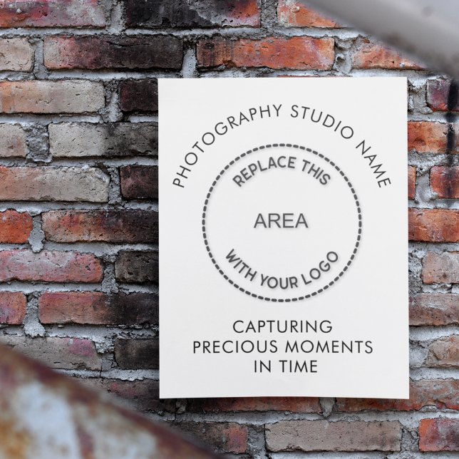 Logo-Tagline-Zitat für Fotostudios Poster (Von Creator hochgeladen)