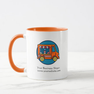 Logo-Tasse für Food-Truck-Unternehmen Tasse
