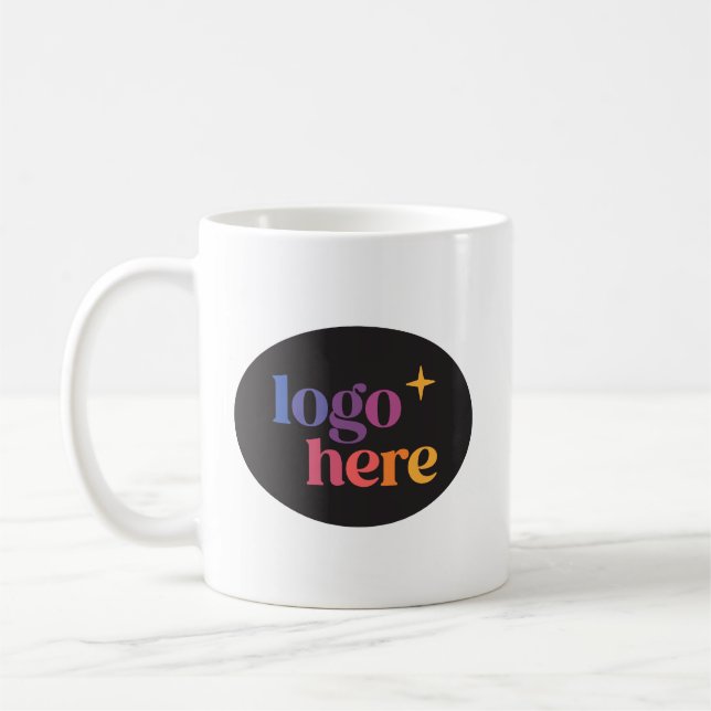 Logo-Tasse für "White Business" Kaffeetasse (Links)