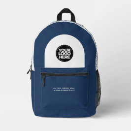 Logo, Text, Slogan, Website Bedruckter Rucksack