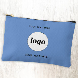 Logo-Text Werbeaktion Blauer Branding Zubehörtasche