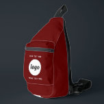 Logo-Text-Werbeaktion Branding Crossbody Bag<br><div class="desc">Fügen Sie Ihr eigenes Logo und Ihren eigenen Text zu diesem Design hinzu. Entfernen Sie den oberen oder unteren Text, wenn Sie es vorziehen. Minimalistisch und beruflich. Ideal für ein Werbeprodukt für Ihre Mitarbeiter, Mitarbeiter, Kunden und Kunden. Ideal für Messe-, Reise-, Firmen- oder Sportveranstaltungen und Geschenke. Weitere Versionen finden Sie...</div>