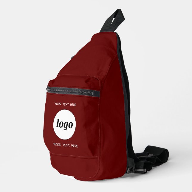Logo-Text-Werbeaktion Branding Crossbody Bag (Rechte Ecke)