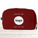 Logo-Text-Werbeaktion Branding Waschbeutel<br><div class="desc">Fügen Sie diesem Design Ihr eigenes Logo hinzu. Minimalistisch und beruflich. Ändern oder entfernen Sie den oberen und unteren Text, fügen Sie Ihren Namen, Firmenlogo, Telefonnummer oder Website. Ideal für ein Werbeprodukt für Ihre Mitarbeiter, Mitarbeiter, Kunden und Kunden. Ideal für Messe-, Reise-, Firmen- oder Sportveranstaltungen und Geschenke. Weitere Versionen finden...</div>