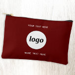 Logo-Text-Werbeaktion Branding Zubehörtasche<br><div class="desc">Fügen Sie diesem Design Ihr eigenes Logo hinzu. Minimalistisch und beruflich. Ändern oder entfernen Sie den oberen und unteren Text, fügen Sie Ihren Namen, Firmenlogo, Telefonnummer oder Website. Ideal für ein Werbeprodukt für Ihre Mitarbeiter, Mitarbeiter, Kunden und Kunden. Ideal für Messe-, Reise-, Firmen- oder Sportveranstaltungen und Geschenke. Weitere Versionen finden...</div>