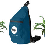 Logo-Text-Werbemarken Aquamarin grün Crossbody Bag<br><div class="desc">Fügen Sie Ihr eigenes Logo und Ihren eigenen Text zu diesem Design hinzu. Entfernen Sie den oberen oder unteren Text, wenn Sie es vorziehen. Minimalistisch und beruflich. Ideal für ein Werbeprodukt für Ihre Mitarbeiter, Mitarbeiter, Kunden und Kunden. Ideal für Messe-, Reise-, Firmen- oder Sportveranstaltungen und Geschenke. Weitere Versionen finden Sie...</div>
