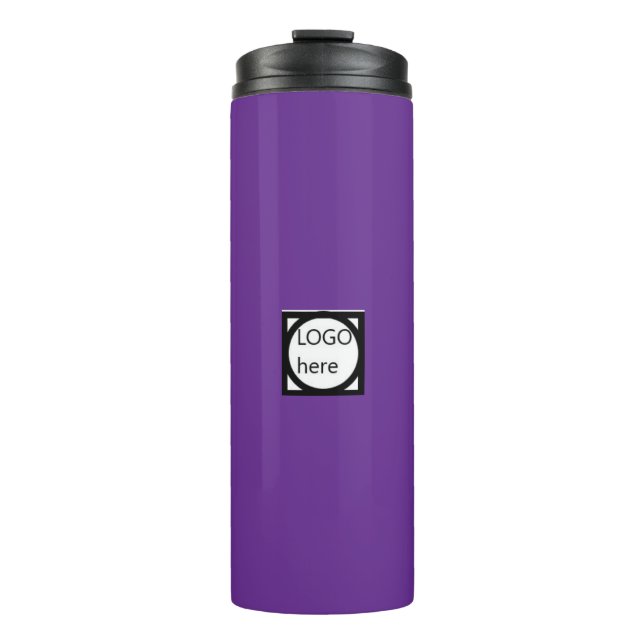 LOGO Thermal Becher Werbezwecke Lila (Vorderseite)