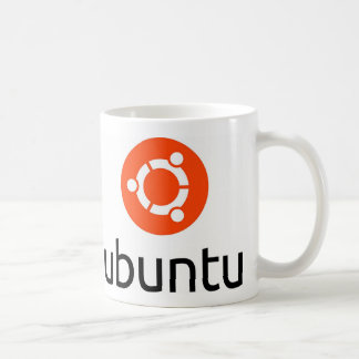 Logo Ubuntus Linux Kaffeetasse