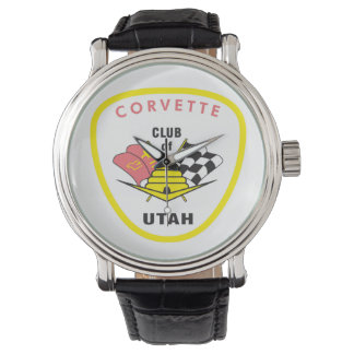 Logo-Uhr für Corvette Club Armbanduhr