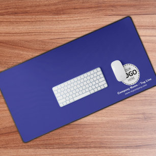 Logo und Firmendetails Benutzerdefinierte Blue-Des Schreibtischunterlage