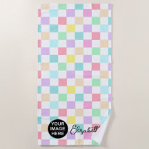 Logo und Name Markierte Pastellfarben