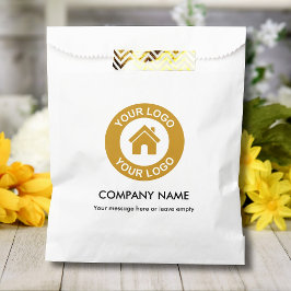 Logo und Text für kundenspezifische Geschäftsproze Geschenktütchen