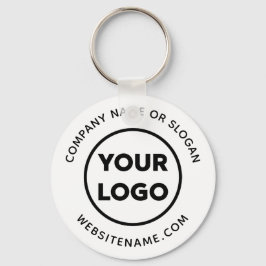 Logo und Text für Unternehmen Schlüsselanhänger