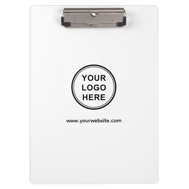Logo und Website Büro Werbe Marketing Klemmbrett (Vorderseite)