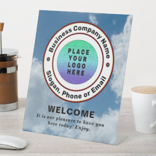 Logo-Unternehmen Beruflich Sockelschild