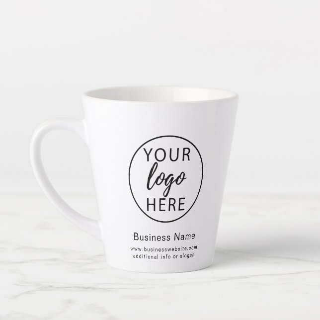 Logo-Unternehmen für Mitarbeiter Milchtasse (Links)