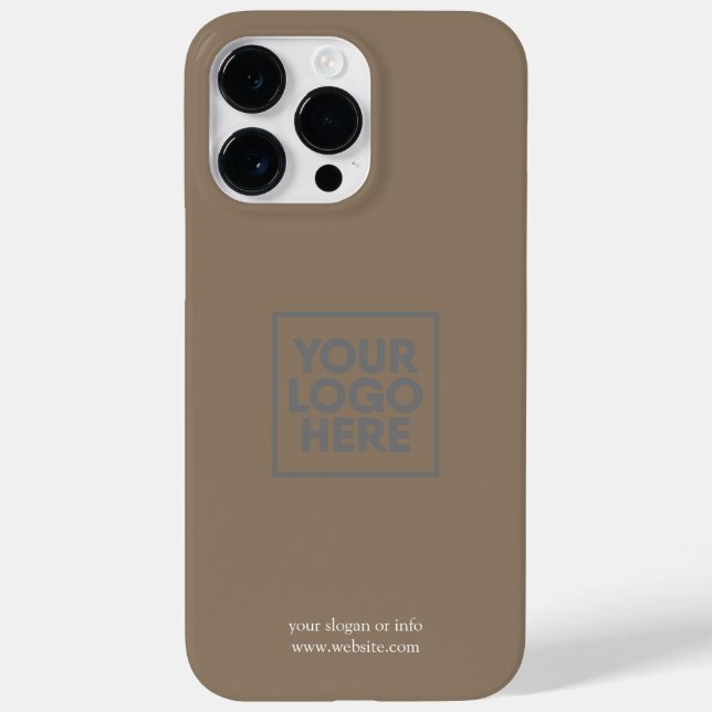 Logo | Unternehmen Minimalistisch Case-Mate iPhone Hülle (Rückseite)