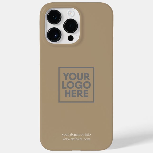 Logo | Unternehmen Minimalistisch Case-Mate iPhone Hülle (Rückseite)